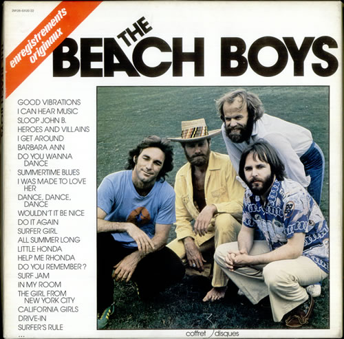 The Beach Boys The Beach Boys French 3-LP vinyl record set (Triple